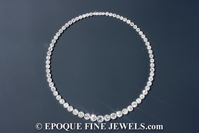 An Art Deco diamond necklace | MasterArt
